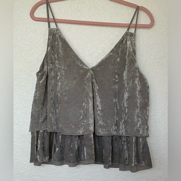Aerie Gray Velvet Tank - Picture 6 of 11